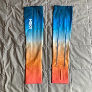 HOKA/rabbit Mister Miller's Arm Sleeves, Men's Lg/XL, Blue Coral